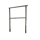 Garde-corps longueur 1 m + fixations