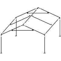 Tente de réception PLISSON LASER 5 x 4 m
