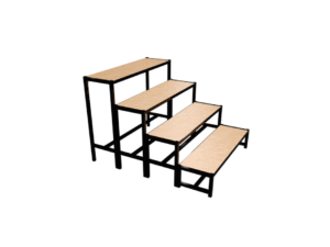 Escalier 4 marches (de 0.20 m à 0.80 m)