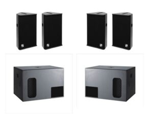 Pack 3x2 NEXO : 4 PS 15 + 2 SUB